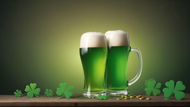 background for St Patricks Day hat