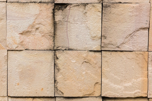 Background of stone wall made with blocks