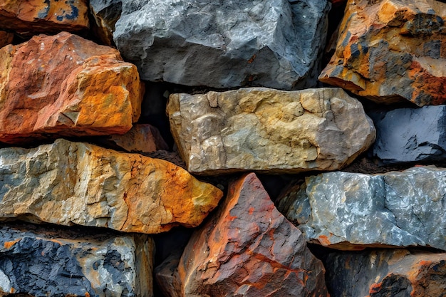 Background of stone wall texture Close up of stone wall texture background