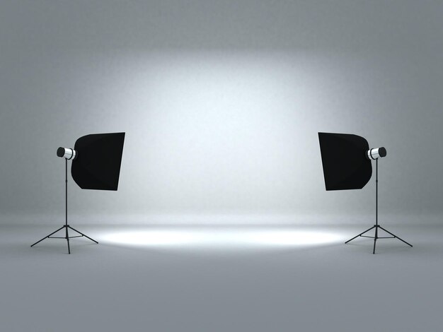 Background Studio Shoot Setup with Light Tripod