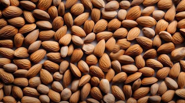 Background texture of almond nuts