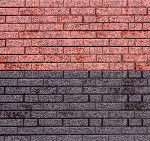 background and texture decorative brown brick wall