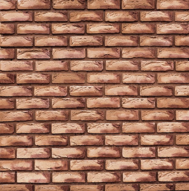 background and texture decorative brown brick wall