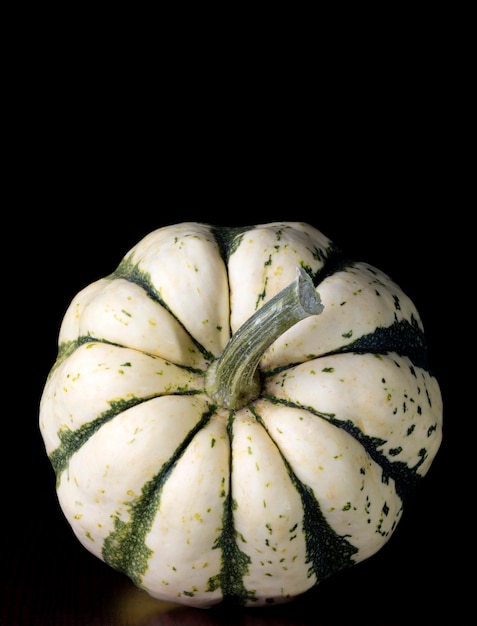 Background and texture of decorative pumpkin closeup