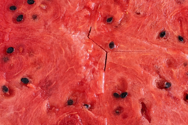 Background texture of a fresh watermelon