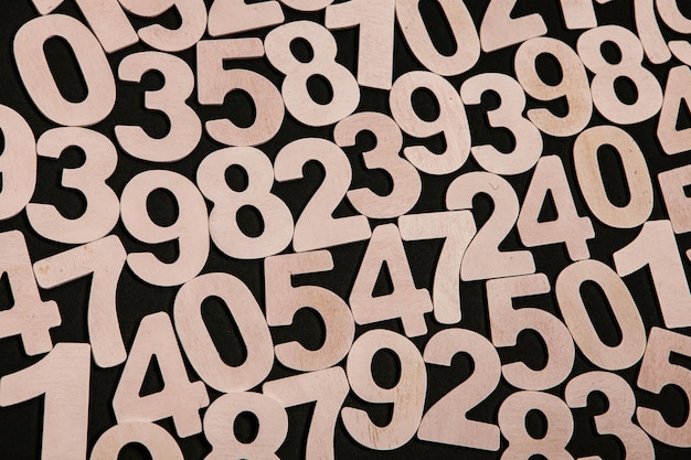 Photo background or texture of numbers finance data concept mathematic banking or currency