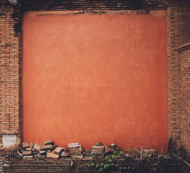 Background and texture of old stoned wall