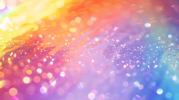 Background Texture Prism Light Rainbow Overlay Sunlight Glitter Generative AI