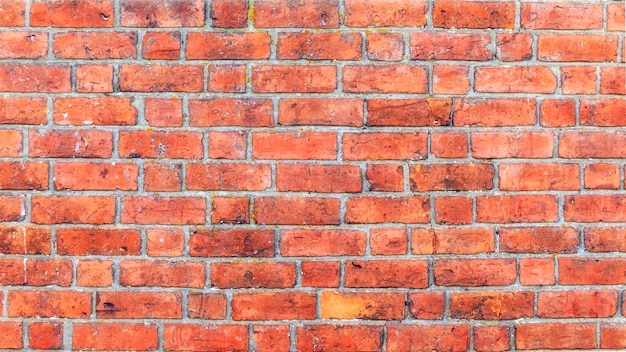 Background texture of red brick wall