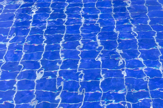 Background texture swimming pool water reflections