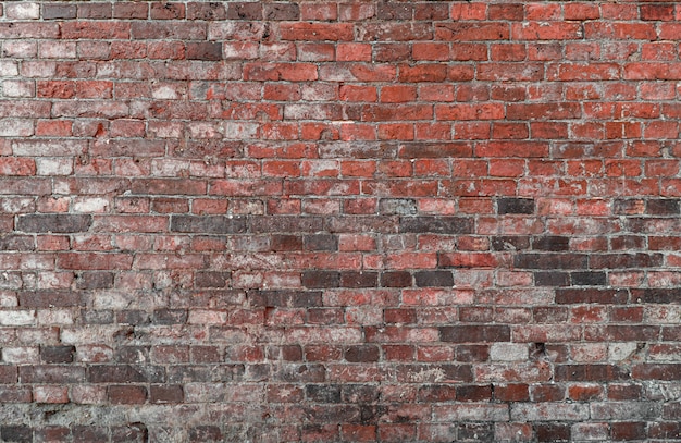 Background texture wall red old ruined brick