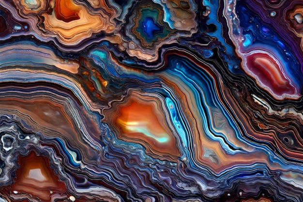 Background texture with blue agate stone