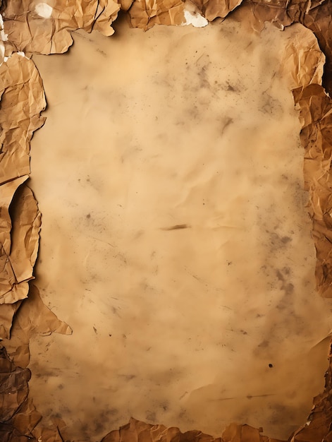 Background Torn Craft Paper Brown and Blank Vintage and Distressed Colo creative popular materials