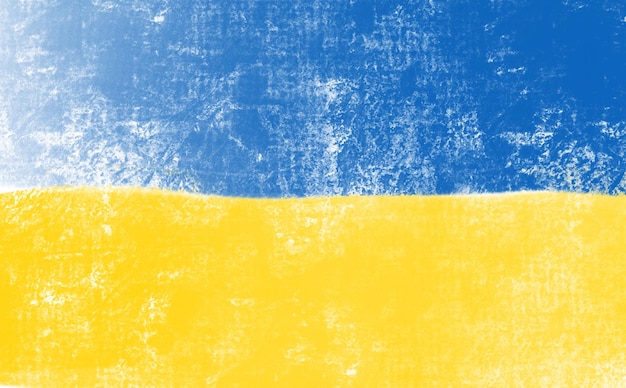 Background of two abstract stripes of blue and yellow colors symbolizing the flag of UkrainexA