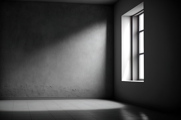 Background of a wall in an empty room