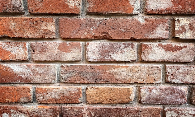 background of the wall with laying of red bricks