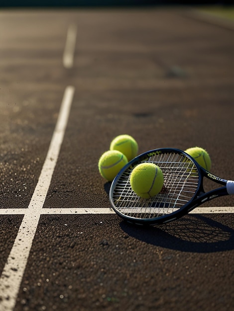 Photo background wallpaper related to tennis sports