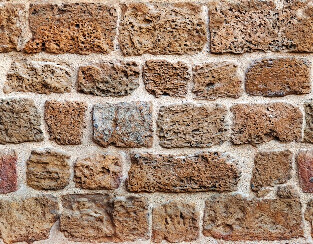 background with an ancient brick wall