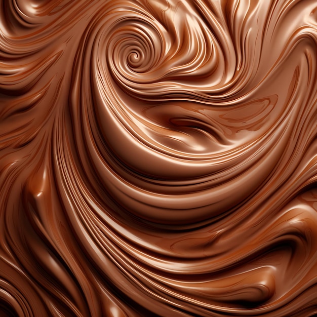 Background with chocolate swirl