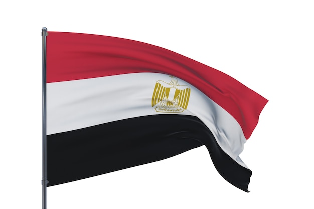 Background with flag of egypt