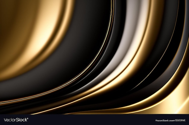 A background with gold and black paper