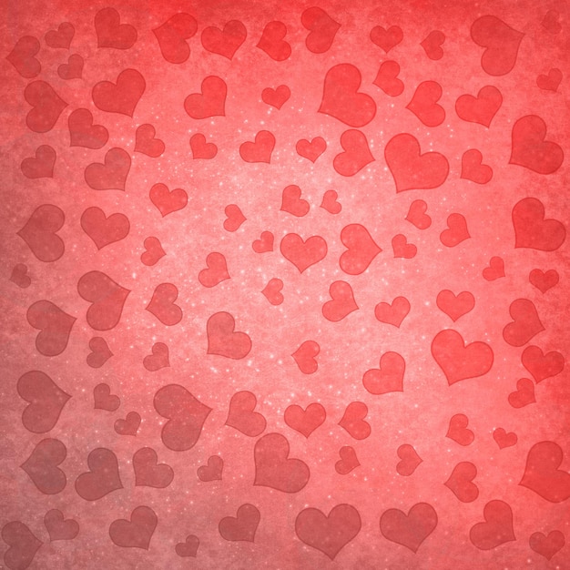 Background with hearts