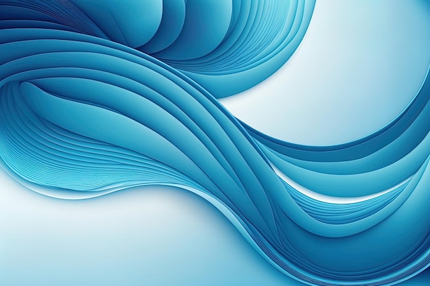 Background with a natural or abstracted summer blue wave