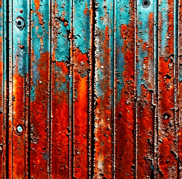 Background with texture of rusty metal sheets