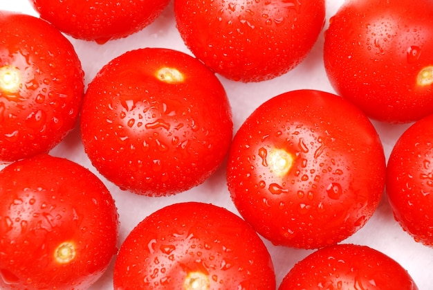 Background with tomatoes