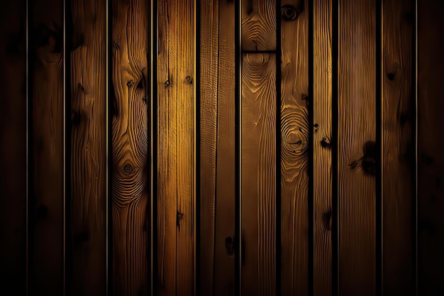 Background of a wooden wall from planks Construction building materials wall cladding high resolution art generative artificial intelligence