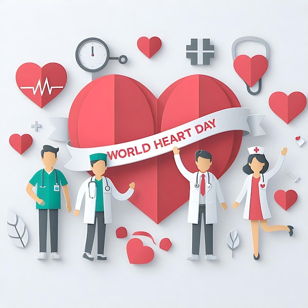 Photo background for world heart day awareness