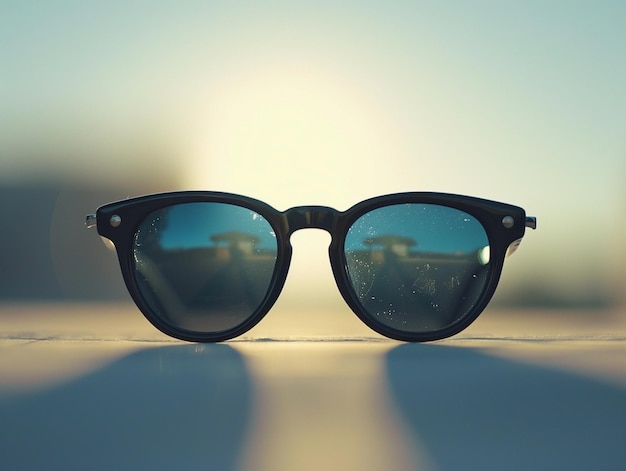 Backlit Sunglasses on Sunny Day