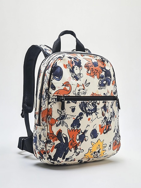 Photo a backpack with a picture of a fish on it