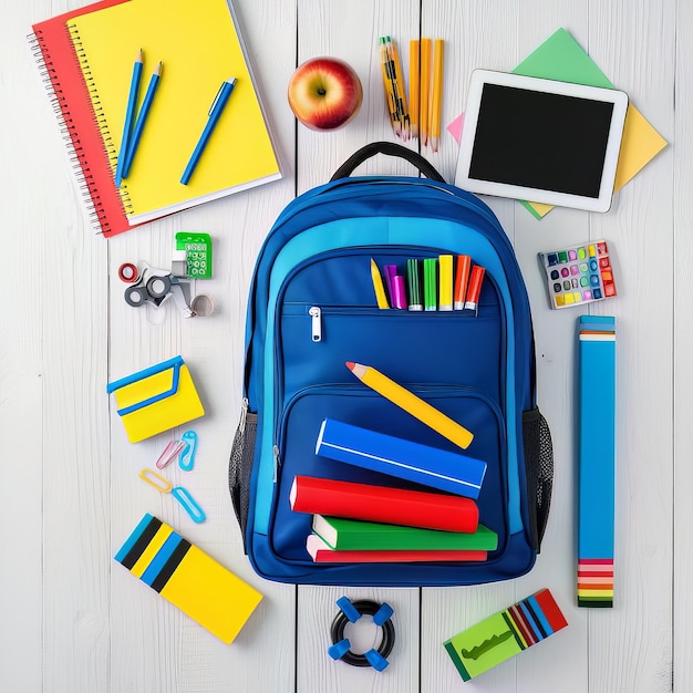 BacktoSchool Essentials Perfectly Organized School Supplies