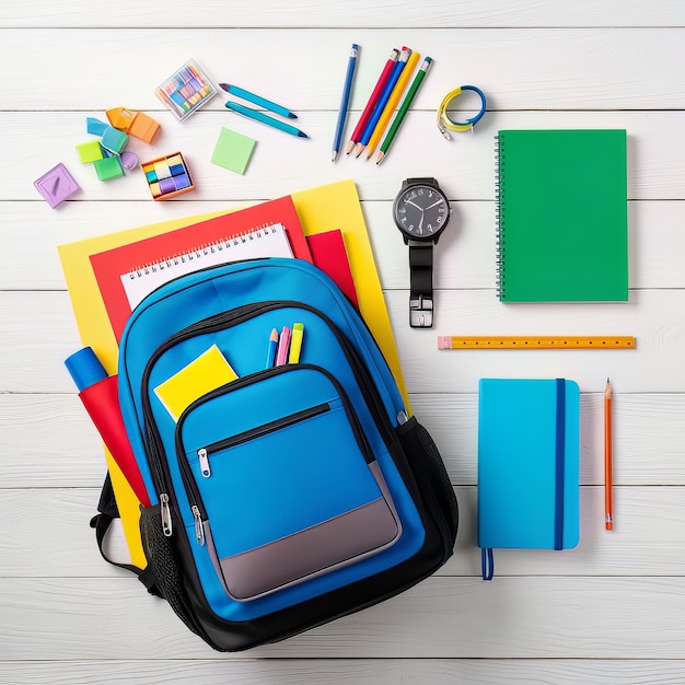 BacktoSchool Essentials Perfectly Organized School Supplies