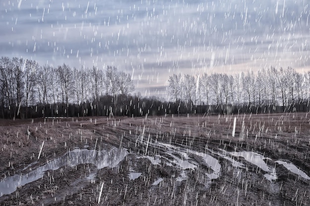 bad weather rain wind, autumn concept background