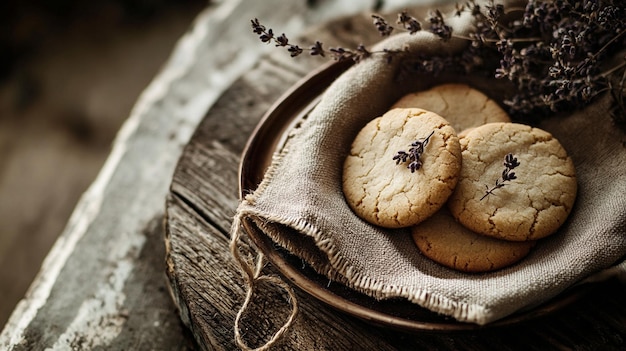 Photo a bag of cookies with the word quot the quot on it