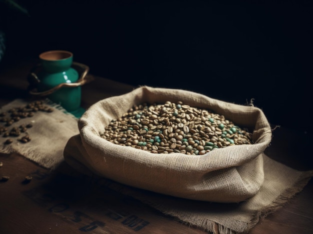 A bag of hemp seeds with the word hemp on it