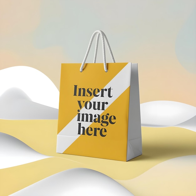 Photo bag mockup