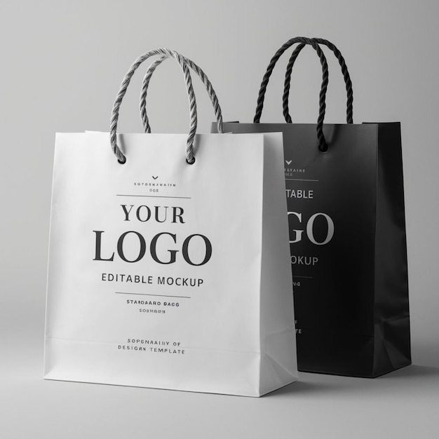 a bag that says your logo on it