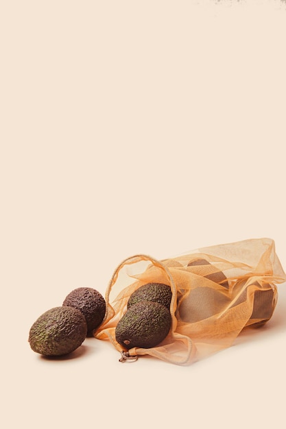 Bags with avocado