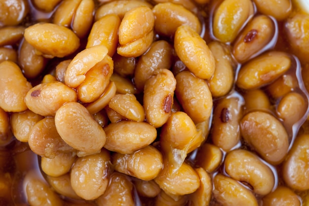 Baked Beans on a white background