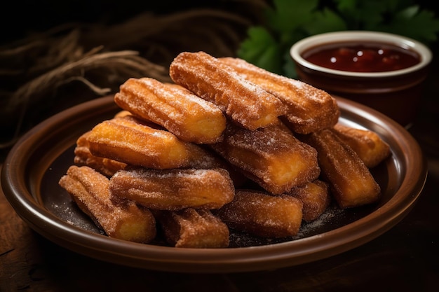 Baked Churro Bites Mexican Dessert