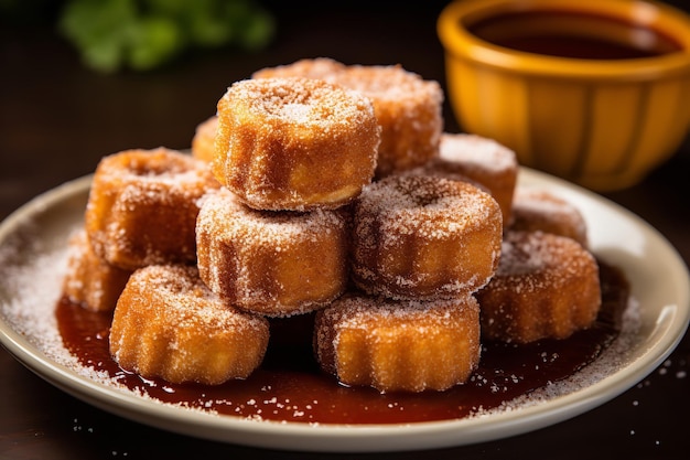 Baked Churro Bites Mexican Dessert