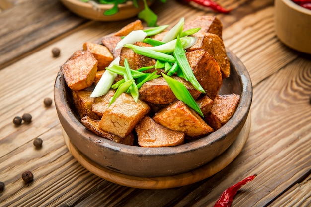 Baked potato with rosemary