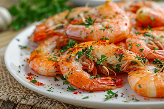 Baked Shrimp with Herbs and Spices