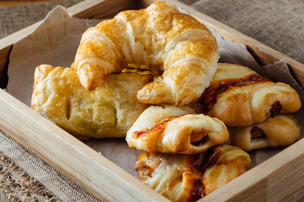 bakery food on the table