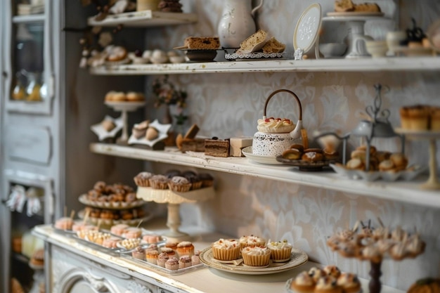 Bakery Shop with Cozy Dessert Corner