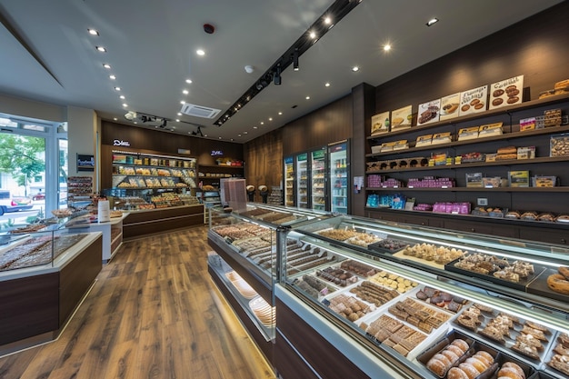 Bakery Shop with Cozy Interior Atmosphere