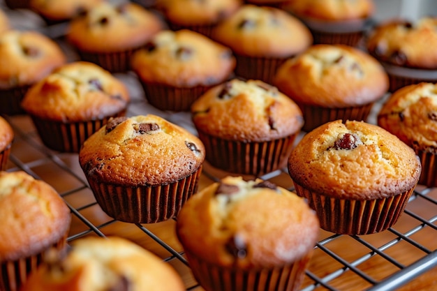 Bakery with Freshly Baked Muffins